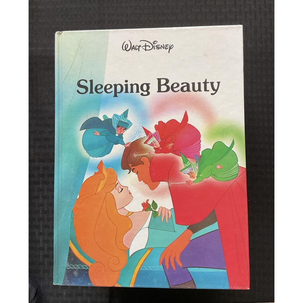 Vintage Walt Disney Sleeping Beauty Hardcover Book Classic Fairy Tale Series